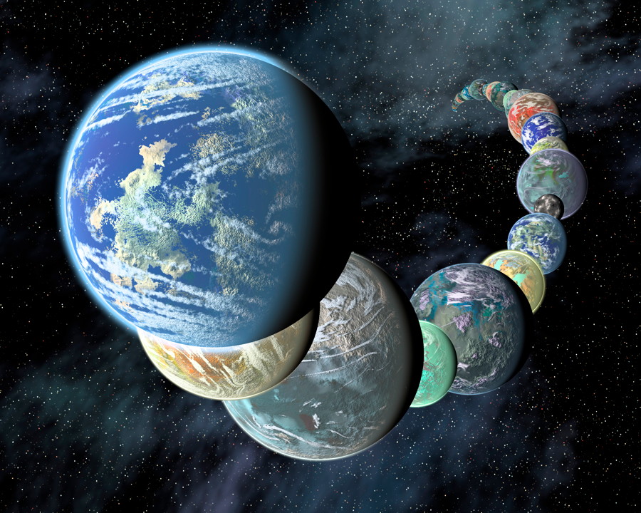 Exoplanets (credit: NASA)